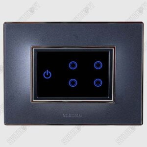 Wega Atomic Blue <br>WiFi Switch Titanium Grey<br>4 Switch with Master