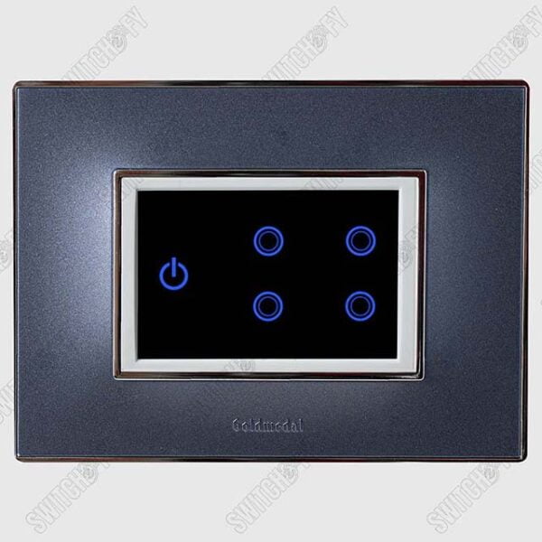 Wega Atomic Blue <br>WiFi Switch White <br>4 Switch with Master - Image 1