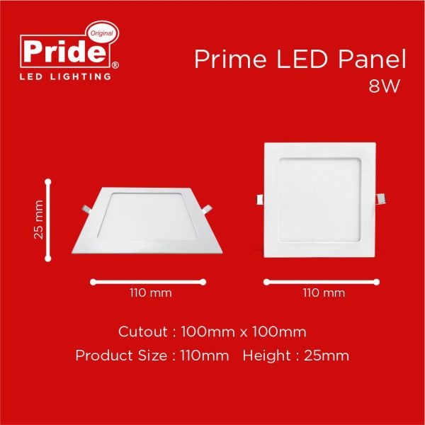 Prime Square Recess Panel (Concealed) 08W - Image 6