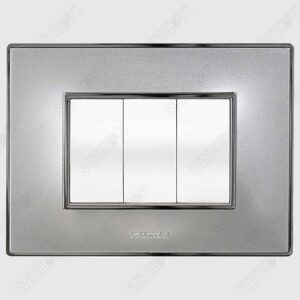 Wega Titanium Silver <br>Curve White Switch