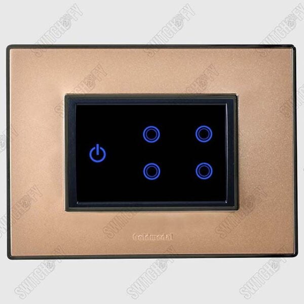 Wega Champange Gold <br>WiFi Switch Titanium Grey - Image 1