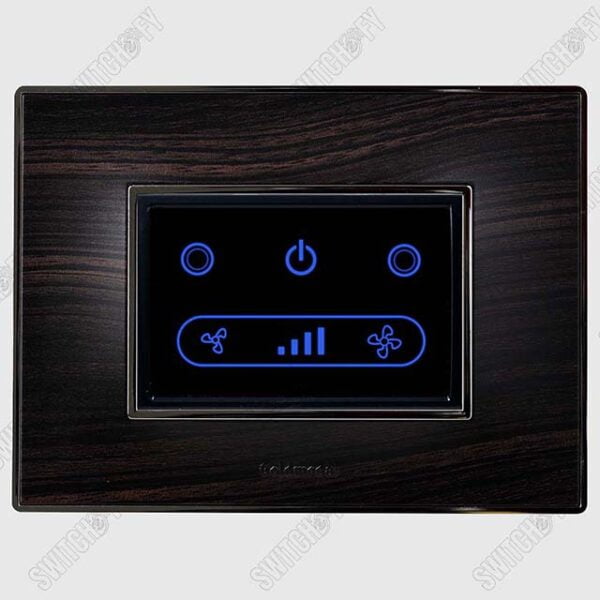Wega Junglee Wenge <br>WiFi Switch Titanium Grey <br>Fan Regulator - Image 1
