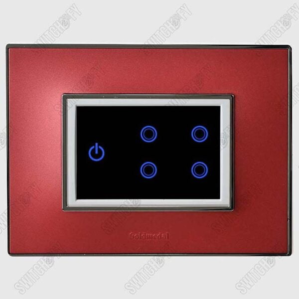 Wega Red Fever <br>WiFi Switch White <br>4 Switch with Master - Image 1