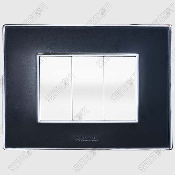 Wega Titanium Grey <br>Curve White Switch - Image 1