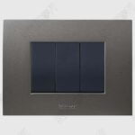 Bella Digital Chrome with Curve Black