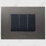 Bella Digital Chrome with Nixon Titanium Grey