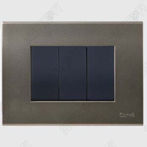 Cristallo Metalik Gold with Curve Black