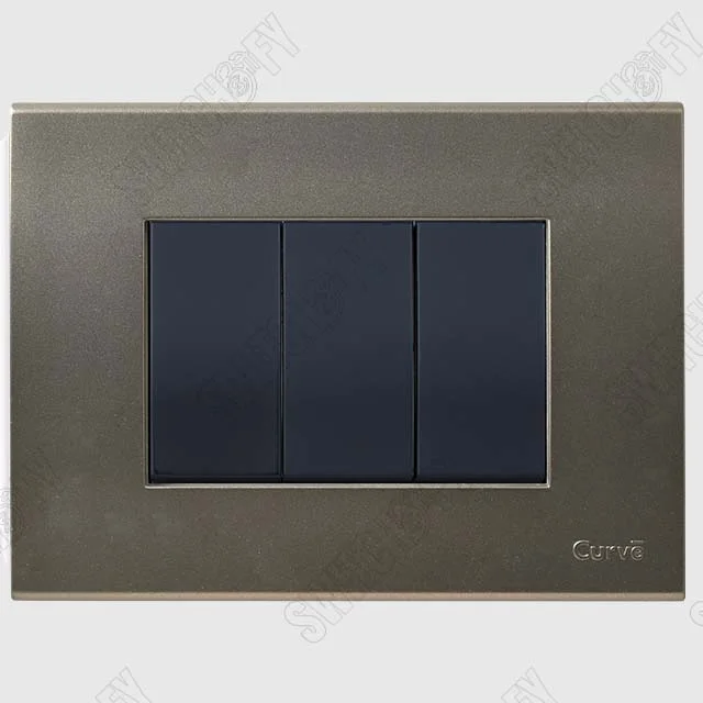 Cristallo Metalik Gold with Curve Black