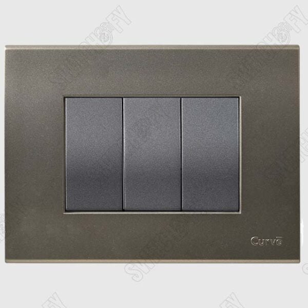 Cristallo Metalik Gold with Curve Grey