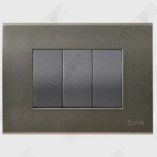 Cristallo Metalik Gold with Curve Grey