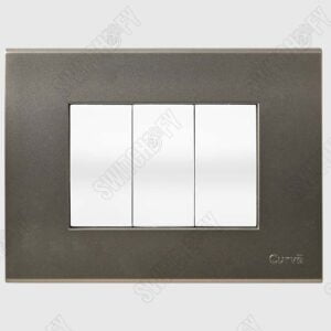 Cristallo Metalik Gold with Curve White