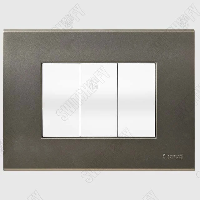 Cristallo Metalik Gold with Curve White