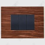 Grazia Zebra Wood with Curve Black