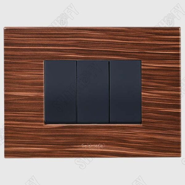 Grazia Zebra Wood with Curve Black Grazia Zebra Wood with Curve Black