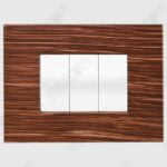 Grazia Zebra Wood with Curve White