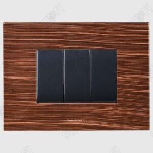 Grazia Zebra Wood with Nixon Titanium Grey