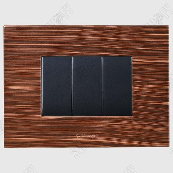 Grazia Zebra Wood with Nixon Titanium Grey