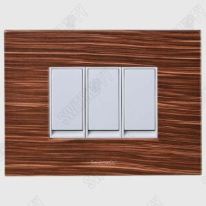 Grazia Zebra Wood with Nixon Flat White