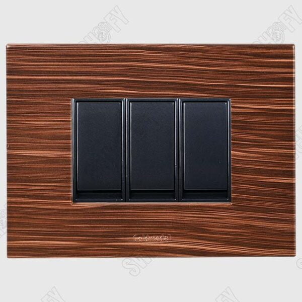 Grazia Zebra Wood with Nixon Flat Titanium Grey