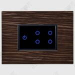 Grazia Italian Expresso Wifi Titanium Grey tocuh switch