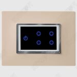 Glassio Ivory Gold Wifi White tocuh switch