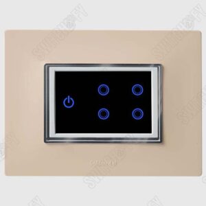 Glassio Ivory Gold Wifi White tocuh switch