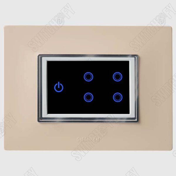 Glassio Ivory Gold Wifi White tocuh switch