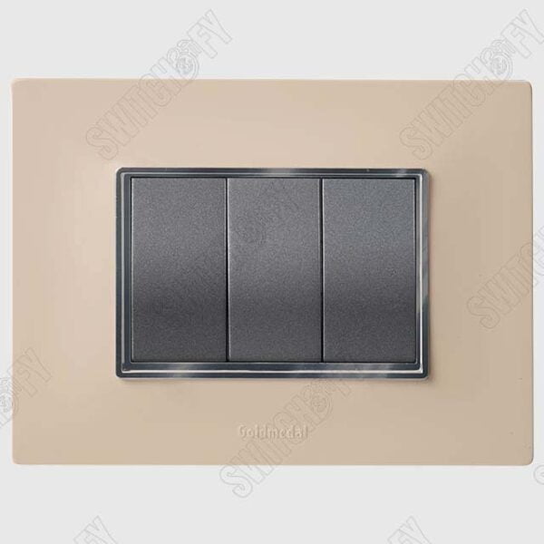 Glassio Ivory Gold with Curve Grey