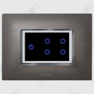 Glassio Digital Chrome Wifi White tocuh switch