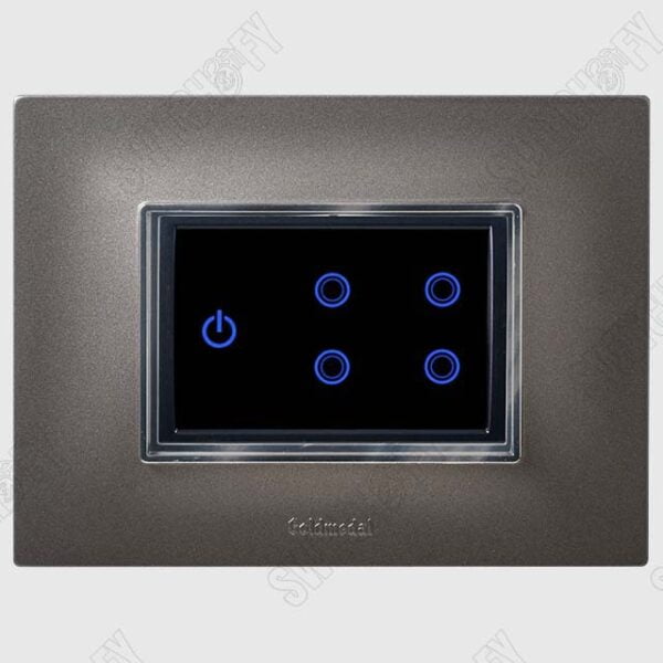 Glassio Digital Chrome Wifi Titanium Grey tocuh switch