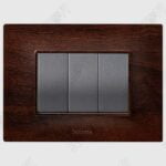 Glassio Black Walnut with Curve Grey