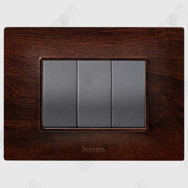 Glassio Black Walnut with Curve Grey