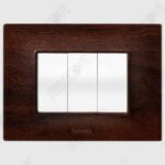 Glassio Black Walnut with Curve White