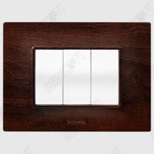 Glassio Black Walnut with Curve White