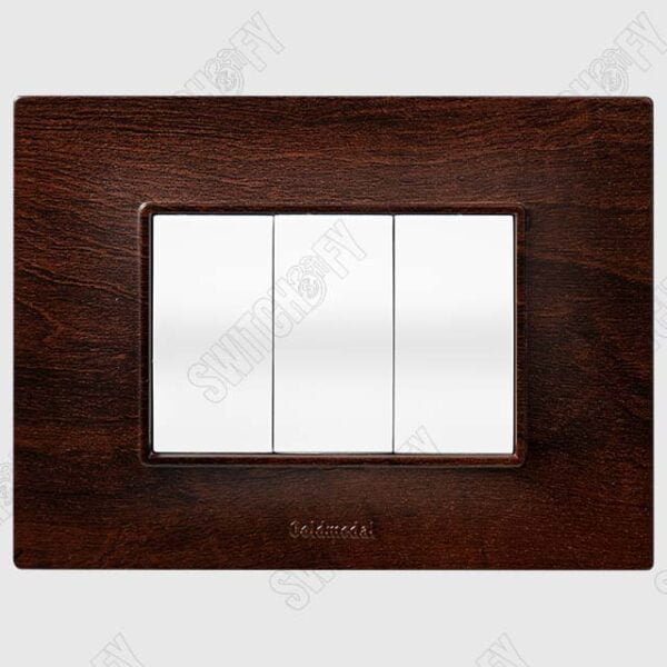 Glassio Black Walnut with Curve White