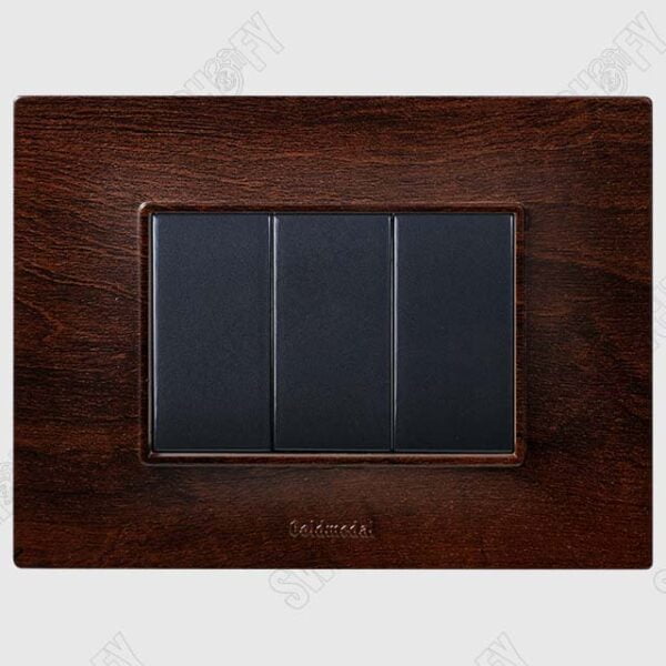 Glassio Black Walnut with Nixon Titanium Grey