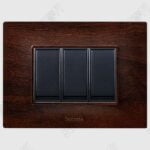 Glassio Black Walnut with Nixon Flat Titanium Grey