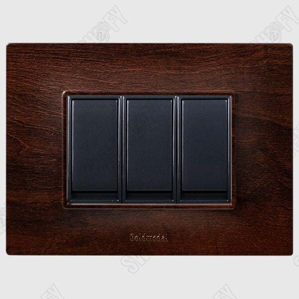 Glassio Black Walnut with Nixon Flat Titanium Grey