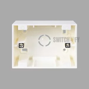 Surface Mounting <br>Plastic Gang Box (FR-Fire Resistant) <br>03 Module