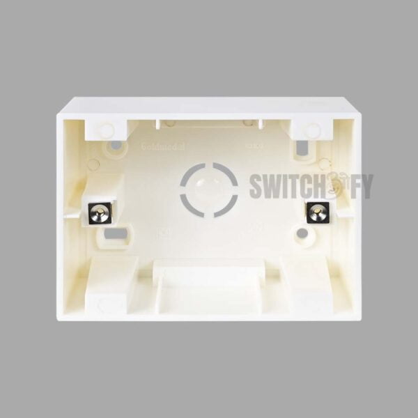 Surface Mounting <br>Plastic Gang Box (FR-Fire Resistant) <br>03 Module - Image 1
