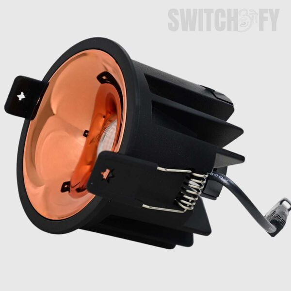 concealed cob lights rosegold