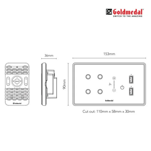 Goldmedal i-Touch WiFi Panel 4M