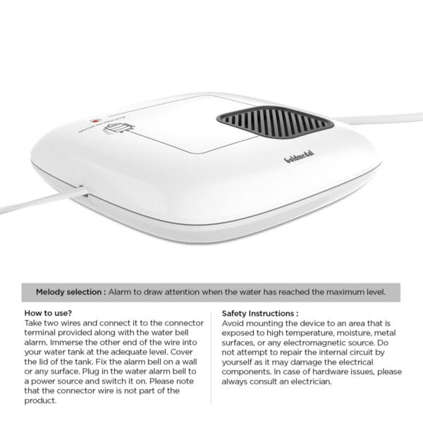 Goldmedal Liquid Water Alarm Bell