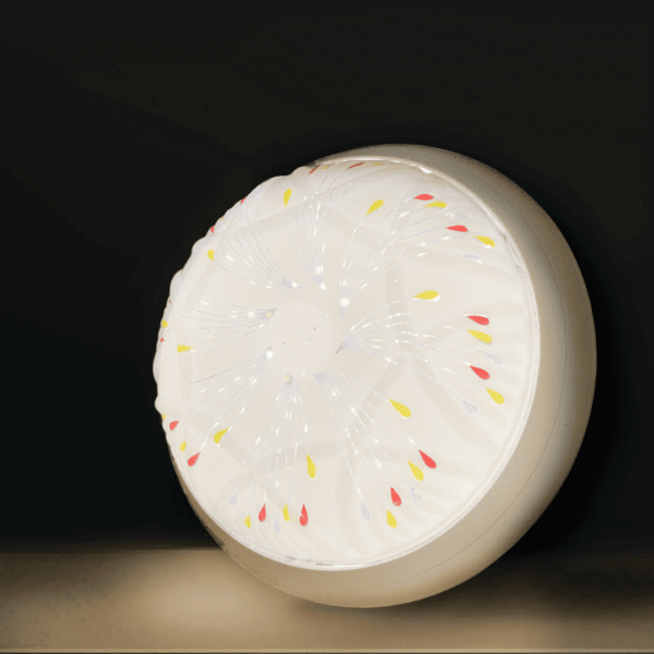 PetalRay 20W Decorative Round LED Surface Ceiling Light (Multicolor Floral Design) - Image 4