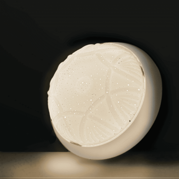Astra 20W Decorative Round LED Surface Ceiling Light-<b>3in1</b> (Etched Dot Pattern Design) - Image 3