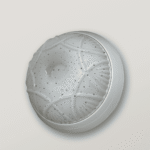 Etched star ceiling light