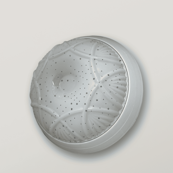 Etched star ceiling light