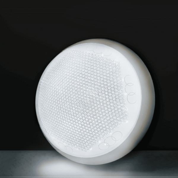 Nexus 20W Decorative Round LED Surface Ceiling Light-<b>3in1</b> Modern Geometric Mesh & Ring Pattern - Image 4