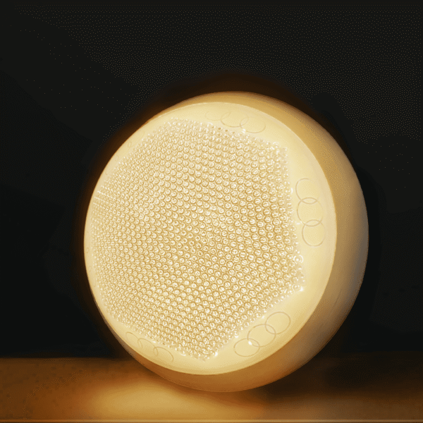 Nexus 20W Decorative Round LED Surface Ceiling Light-<b>3in1</b> Modern Geometric Mesh & Ring Pattern - Image 2