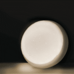 Pearl 20W Modern Round LED Surface Ceiling Light-<b>3in1</b> Textured Pearl Pattern - Image 3